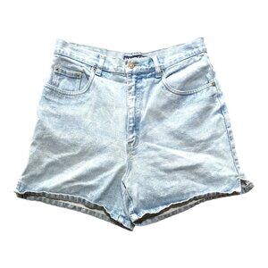 Vintage Halston Shorts Women's 8 Blue Light Wash Boyfriend Mom Jeans